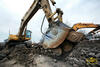 Pásové rypadlo Komatsu PC 450 LC firmy Martin Kroupa - Autodoprava s výstředníkovým rozrývačem Grado Cero Xcentric Ripper XR 40
