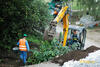 Pásové minirypadlo JCB 8045 společnosti Stazepo upravuje svah