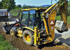 Rypadlonakladač Caterpillar 422 E firmy Zdeněk Štěpán