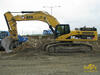 Pásové rypadlo Caterpillar 345C (50 tun železa)