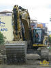 Pásové rypadlo Caterpillar 345C v klidu