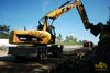 Kolové rypadlo Caterpillar M318D firmy Porr
