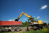 Kolové rypadlo JCB JS160W firmy Porr