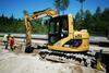 Pásové midirypadlo Caterpillar 308C CR firmy Holík trans