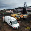 Servisní dodávka Iveco Daily u zásahu - výměna náplní rypadla Volvo EC460BLC