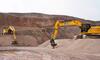 JCB 220X - ukázka rovnání materiálu