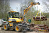01. Kolové rypadlo JCB Hydradig 110W se šesti kameninovými troubami