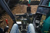 07. Kobelco ED160-5 Blade Runner - pohled z kabiny