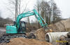 Pásové rypadlo Kobelco SK75SR-3