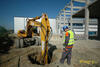 Hydraulický drapák Davon HCD 13-900 v cca dvoumetrové hloubce