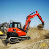 Kubota KX080-4 s dvoudílným výložníkem