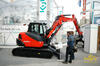 Pásové midirypadlo Kubota KX080-4