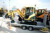 Pásové minirypadlo Hyundai R25Z-9A na přívěsu od firmy Hulco Trailers