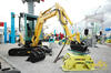Pásové minirypadlo Yanmar SV20 s hutnicí deskou Ammann ACA 250