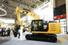 Pásové rypadlo Caterpillar 320E L s nůžkami MP15 s čelistmi CC