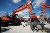 Kolové rypadlo Doosan DX210W-5 se sortýrovacím drapákem
