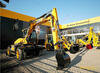 Kolové midirypadlo JCB Hydradig 110W při předvádění