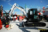Pásové midirypadlo Bobcat E50 s hydraulickou rotační frézou Bobcat