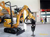 Pásové mikrorypadlo Caterpillar 300.9D s kladivem Cat H25D