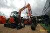 Pásové minirypadlo Hitachi Zaxis 38U s drapákem KINSHOFER TR06-S-basic