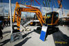 Pásové minirypadlo Hyundai R55-9A s hutnící deskou Daemo DMV 50