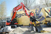 Pásové minirypadlo Kubota KX080-4 s naklápěcém rotátorem Engcon