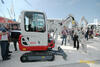 Pásové minirypadlo Takeuchi TB216 s přídavným zařízením