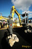 Pásové minirypadlo Wacker Neuson EZ28 s hydraulickým kladivem Wacker Neuson NE22