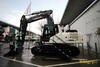 Pásové rypadlo Hidromek HMK 220 NLC s přídavným zařízením Steck Rockwheel