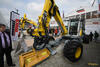 Kráčivé rypadlo Menzi Muck M340 s mulčovačem Seppi M. BMS-F 125