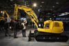 Pásové midirypadlo Komatsu PC80MR-5 s kladivem JMHB80H-1 by Montabert