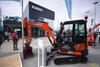 Pásové minirypadlo Kubota U30-4 HI s rotační hlavou Holp Rototop RT031