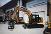 Pásové rypadlo Caterpillar 313F L se sortýrovacím drapákem G310B