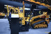 Pásový smykem řízený nakladač Caterpillar 259D s grejdrovací radlicí BB124 Blade-Box AccuGrade Ready