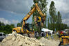 Kolové rypadlo Caterpillar M316D s drticí lžící MB Crusher BF 70.2