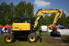 Kolové rypadlo Yanmar B110W s naklápěcím rotátorem Rototilt R3