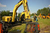 Pásové midirypadlo Yanmar SV85 s třídicí lžící Cangini VMS10