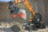 Kolové rypadlo Hyundai HW140 s drticí lžící VTN DSG16
