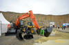 Kolové rypadlo Hitachi ZX140W s naklápěcím rotátorem Triga XtraTilt