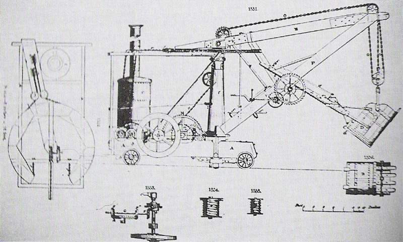 L'escavatore a vapore di Otis o parlando del primo escavatore al mondo Vykres_otisova_rypadla_publikovany_v_roce_1843