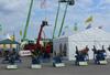 Modelová řada naklápěcích rotátorů Swingotilt na stánku firmy SMP Parts AB na výstavě MaskinExpo2008