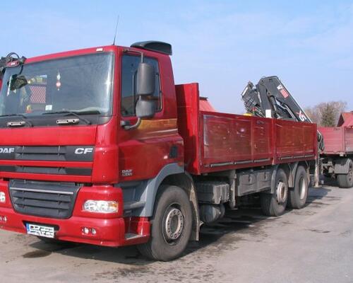 DAF CF 85.410 +Hiab SX166D-4 HIDUO +Panav PV18
