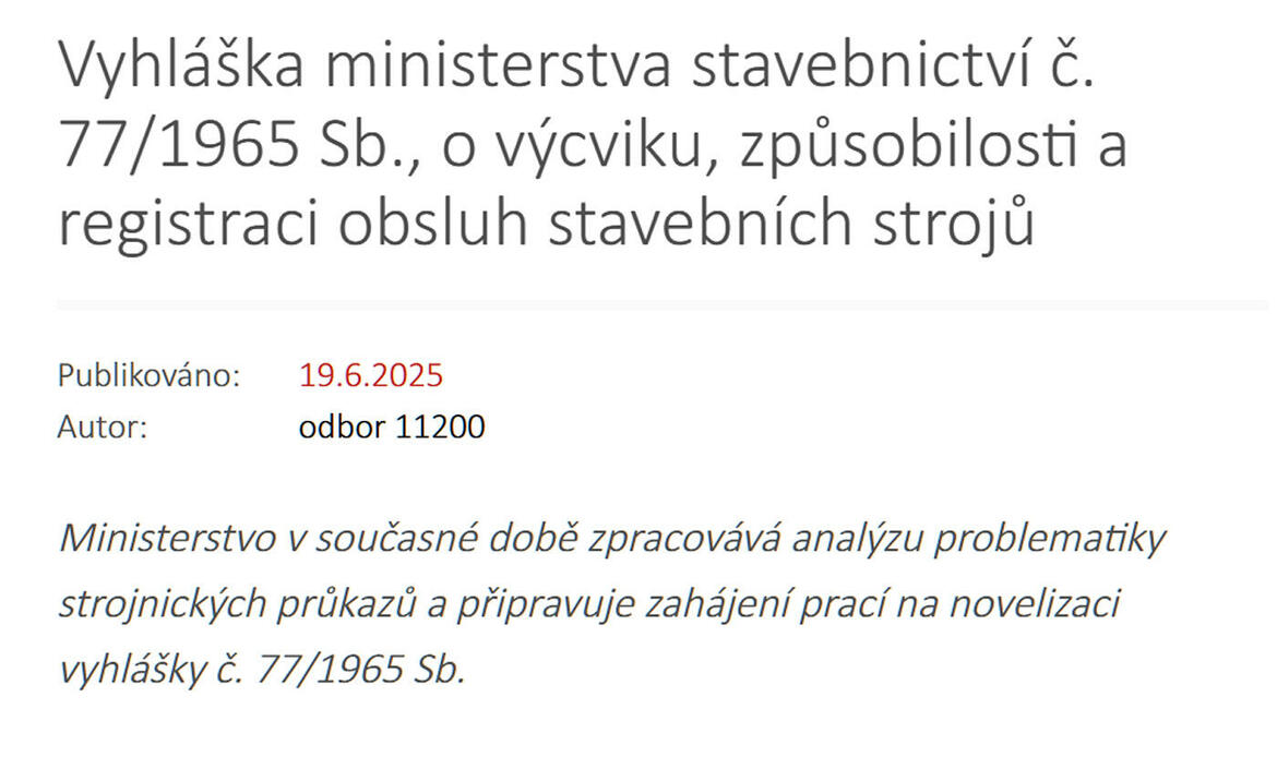Re: Strojnický průkaz 