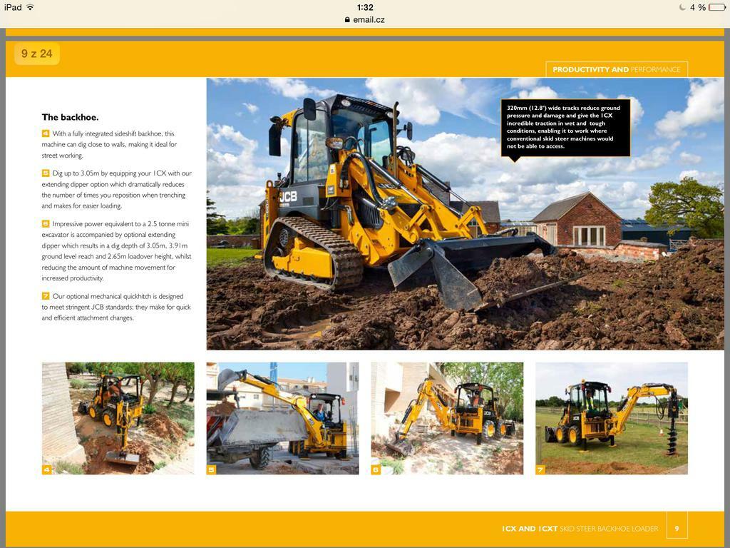 Re: stroje JCB 