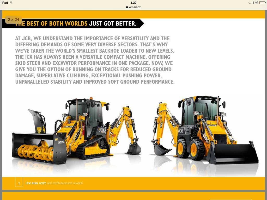 Re: stroje JCB 