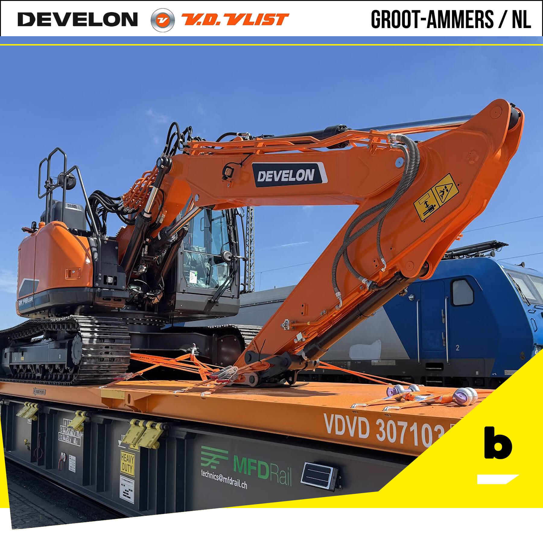 50. 2026-02 Develon Holandsko přeprava