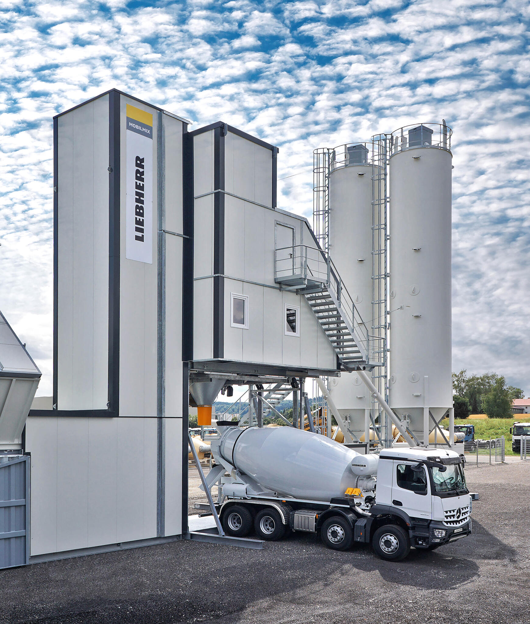 Modulární betonárenský systém Liebherr Mobilmix