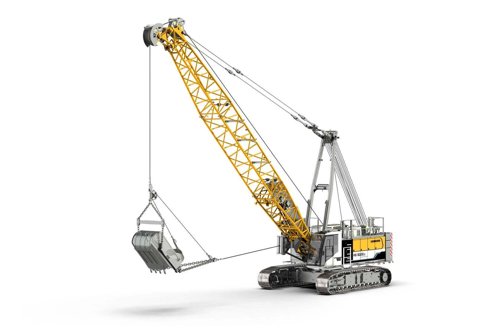 Pásový jeřáb Liebherr HS 8100.2 Dual Power