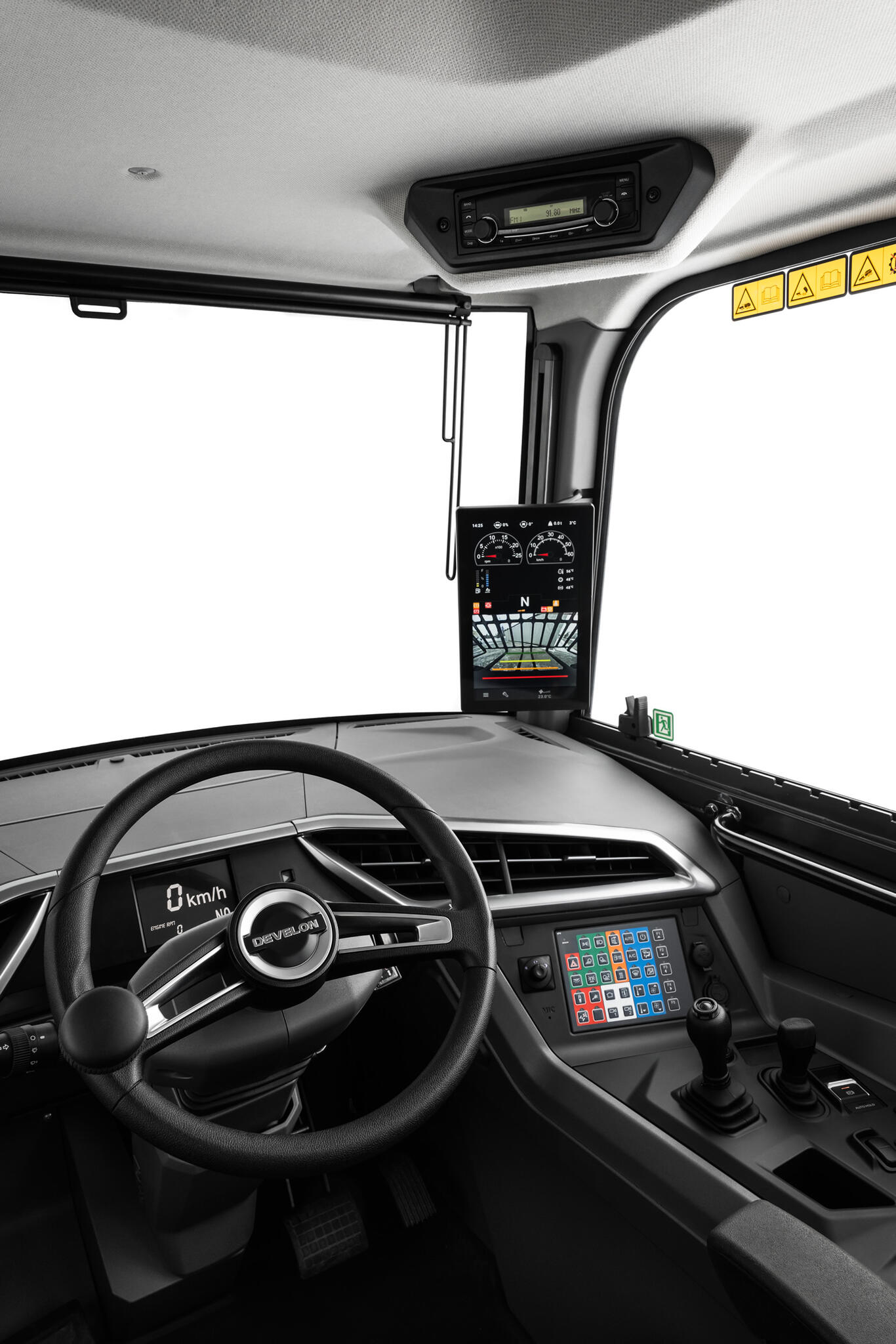 Interiér nové kabiny