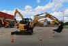 Soutěž strojníků s rypadlem JCB 65R-1